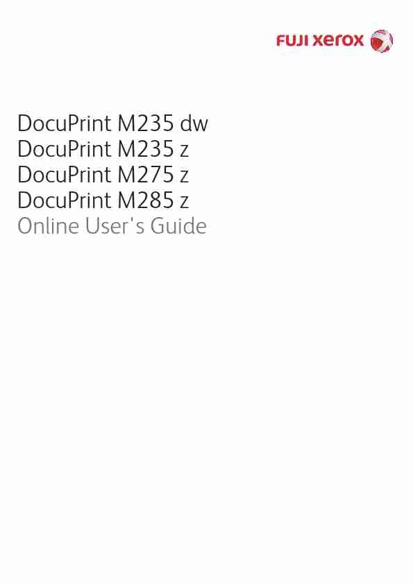 FUJI XEROX DOCUPRINT M285 Z-page_pdf